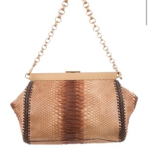 PRADA PYTHON FRAME BAG